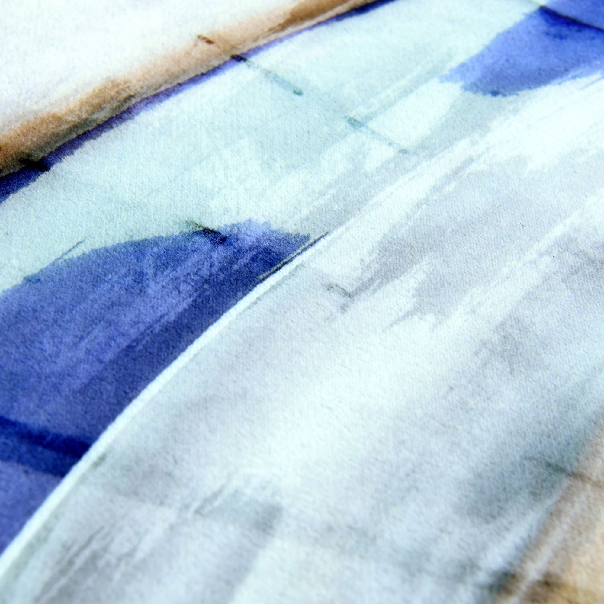 Image 3 Fantasy Shell II Washable Geometric Art Area Rug size 8'x10' more views