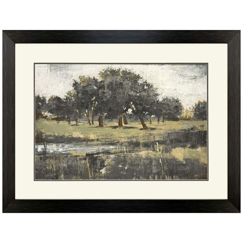Image 1 Far Away Landscape 49"W x 37"H Framed Art