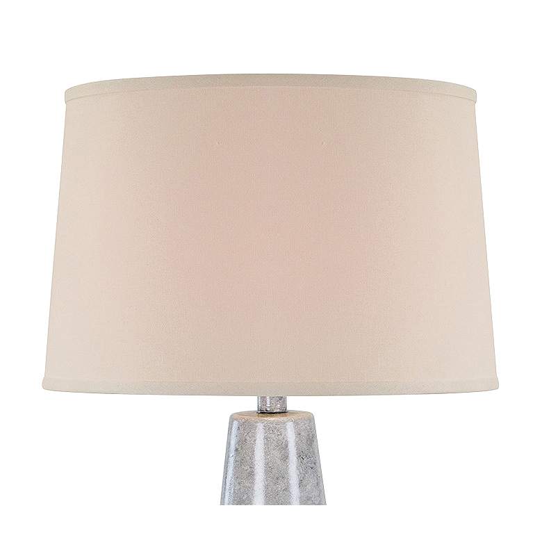 Image 2 Farallon Ash Marble Hydrocal Netted Table Lamp more views