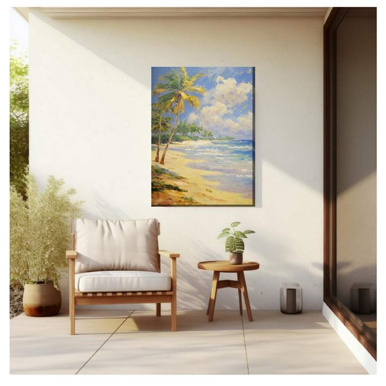 Image 2 Faraway Island Outdoor Canvas Art more views