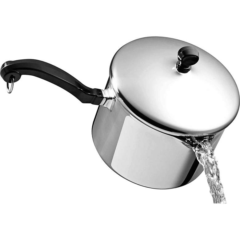 Image 1 Farberware 3-Quart Straining Saucepan with Pour Spouts