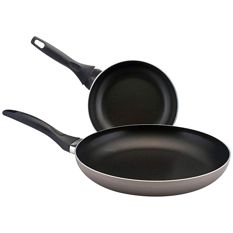 Image 1 Farberware Champagne 2-Piece Open Shallow Skillet Set