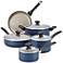 Farberware Dishwasher Safe Blue 12-Piece Cookware Set
