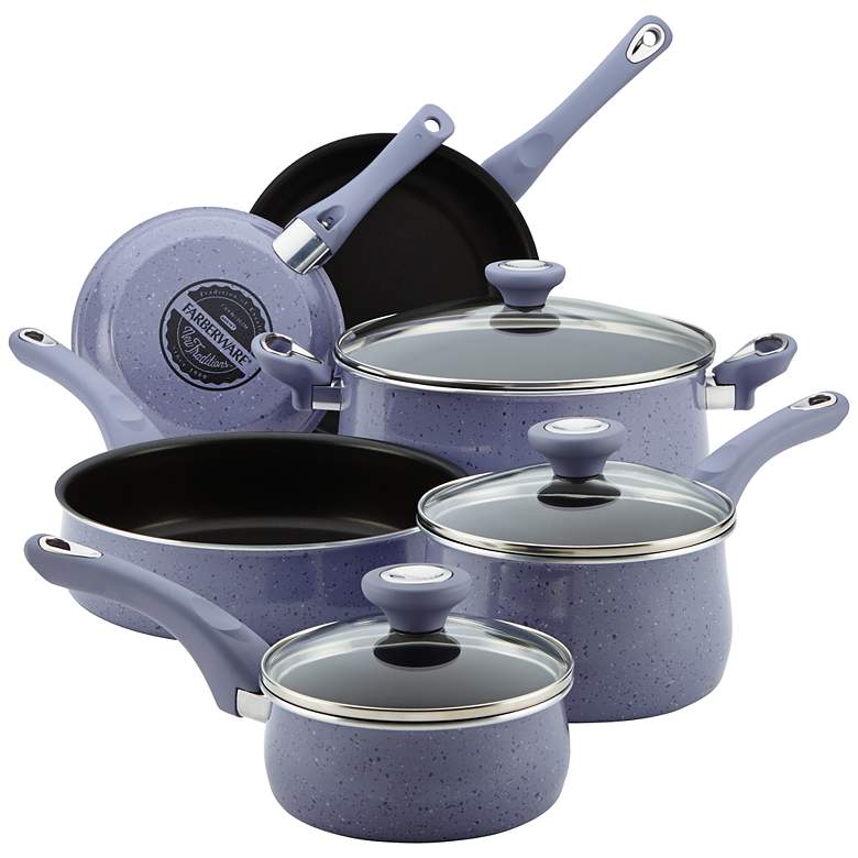 Image 1 Farberware New Traditions 12-Piece Speckled Cookware Set
