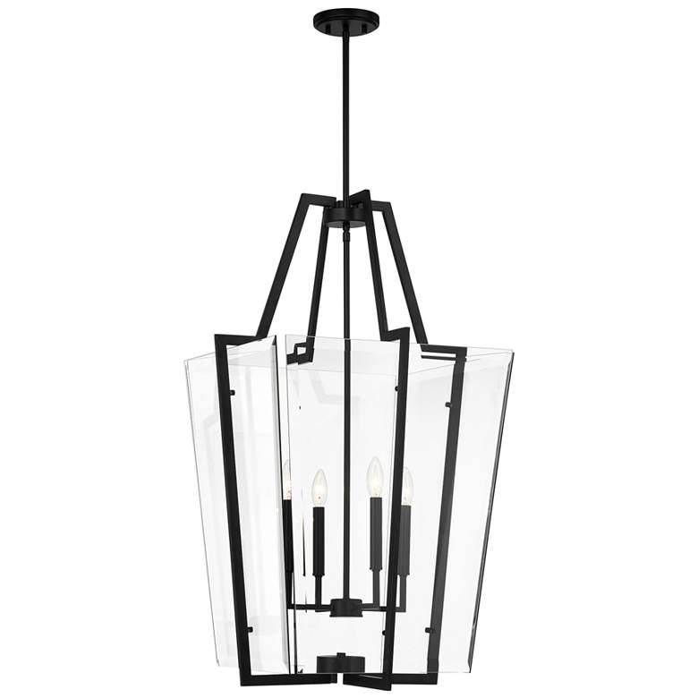 Image 1 Farell 4-Light Pendant in Matte Black