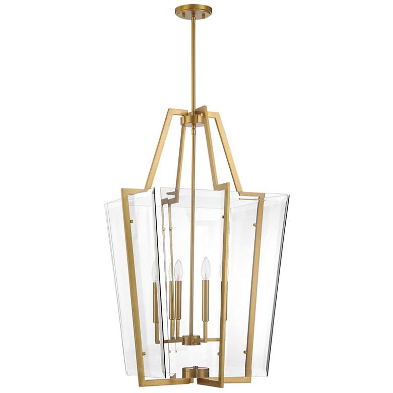 Image 2 Farell 4-Light Pendant in Warm Brass more views