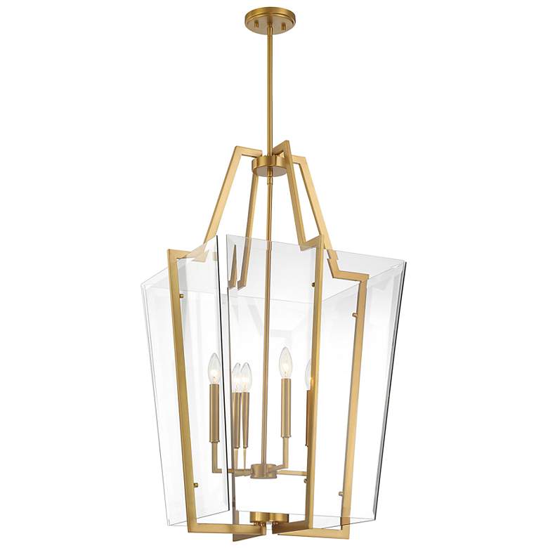 Image 3 Farell 4-Light Pendant in Warm Brass more views