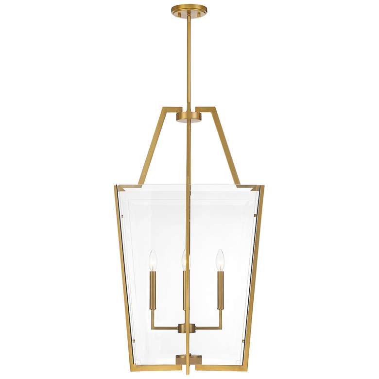 Image 5 Farell 4-Light Pendant in Warm Brass more views