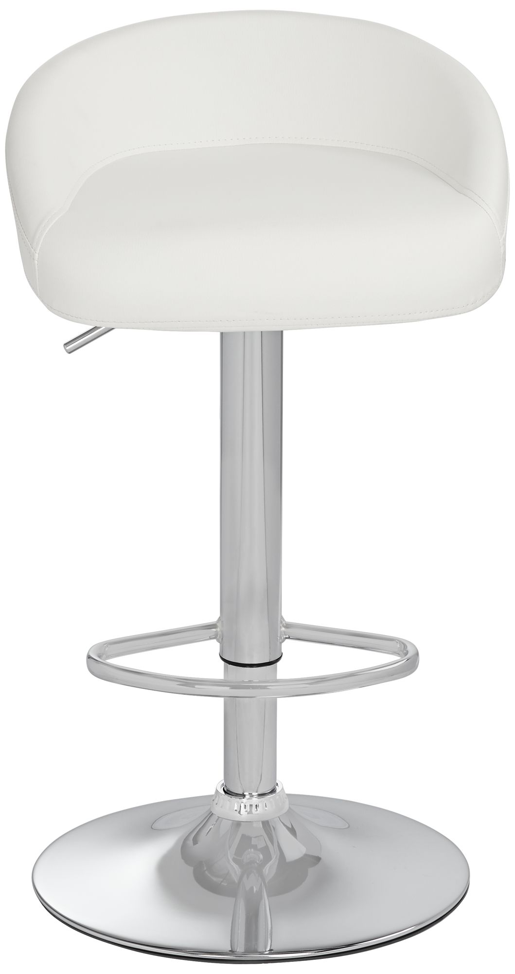 bar stools white faux leather