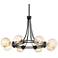 Farley 30 1/2" Wide Dark Bronze 8-Light Chandelier