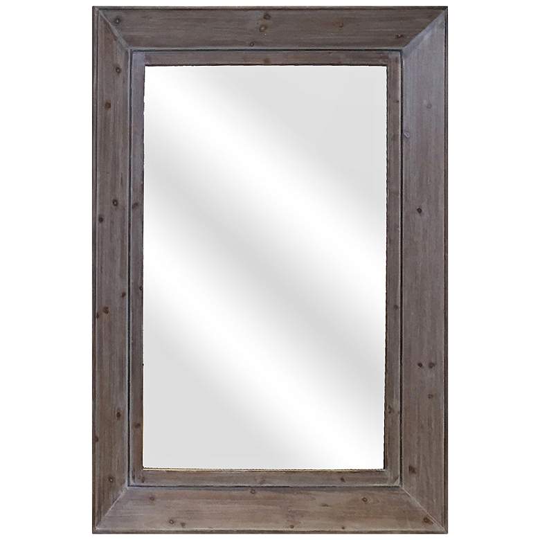 Image 1 Farm House IV Natural 35 inch x 47 inch Wall Mirror