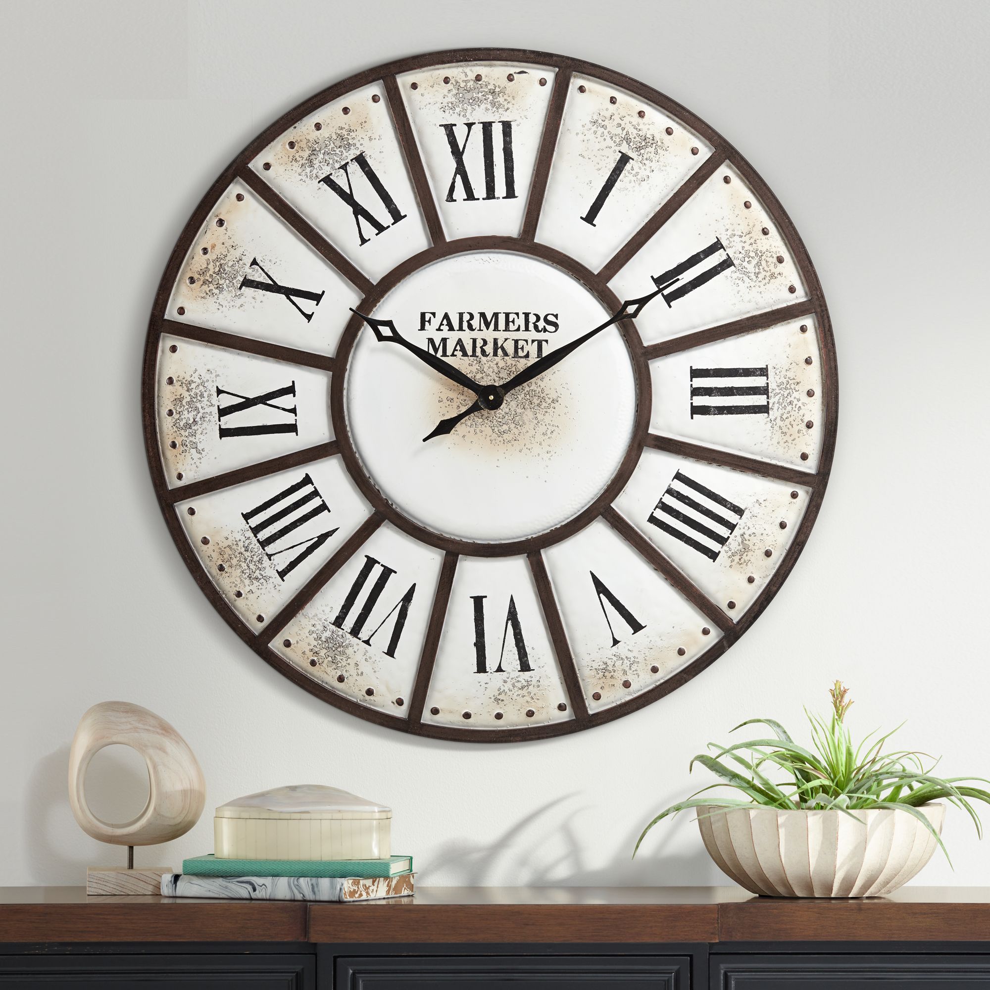 Rustic Large Wall high quality Clock