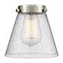 3_Farmhouse 10"W Stem Antique Brass Mini Pendant w/ Clear and Brown Shad more views