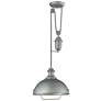 Farmhouse 14" Wide 1-Light Pendant - Aged Pewter