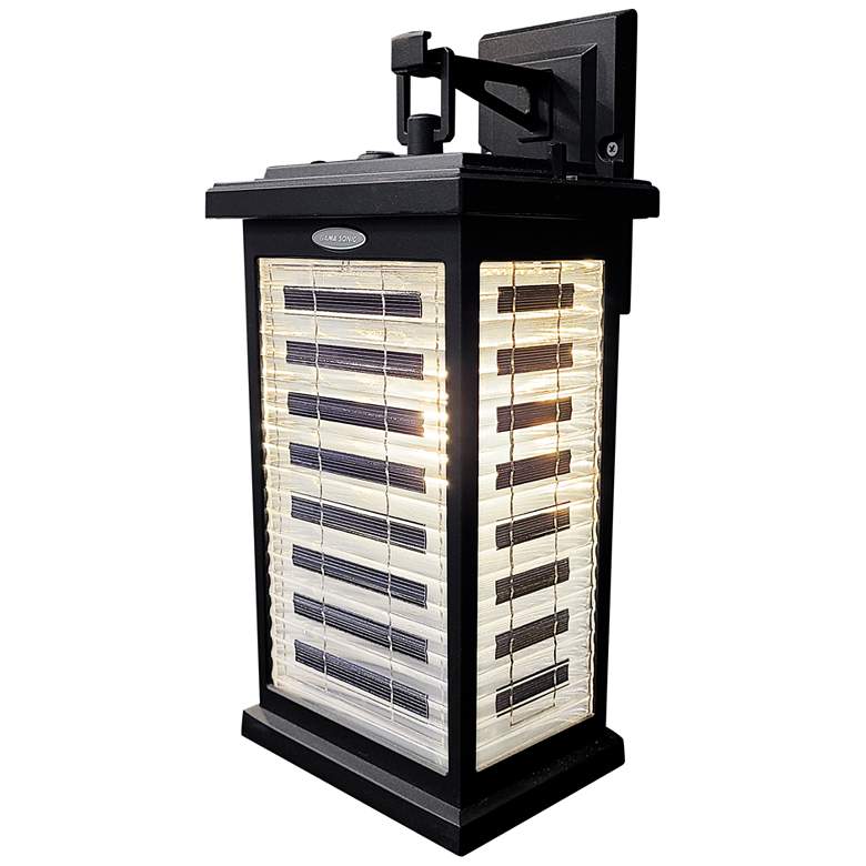 Image 2 Farmhouse 15 1/2" High Black Dusk to Dawn Wall Light more views