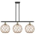 Innovations Lighting Farmhouse Rope Black Collection