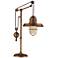 Farmhouse Bellwether Copper Table Lamp