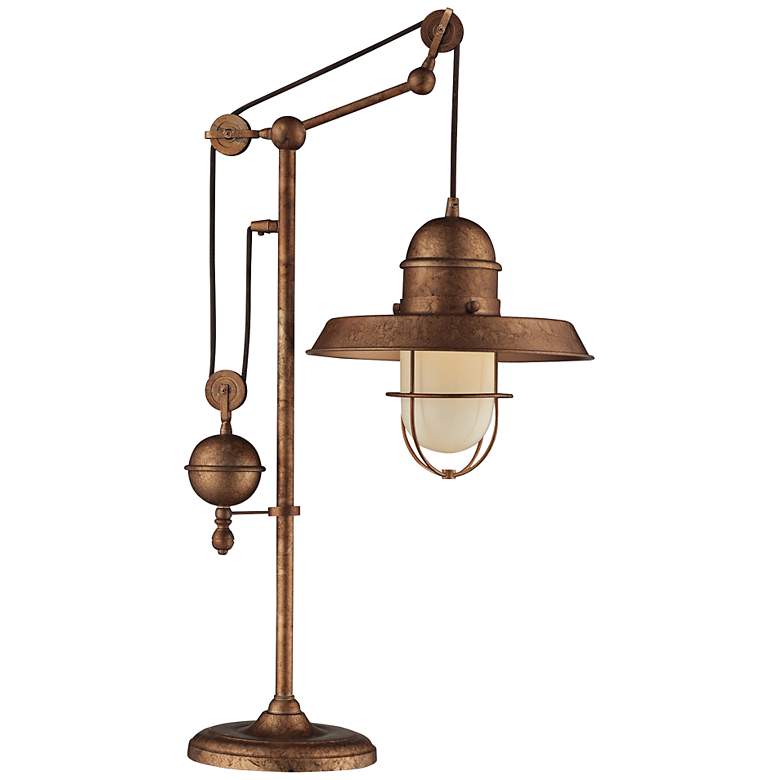 Image 1 Farmhouse Bellwether Copper Table Lamp