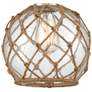 5_Farmhouse Rope 11" High Brushed Brass Wall Sconce more views