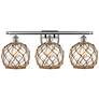 1_Farmhouse Rope 28"W Brushed Satin Nickel 3-Light Bath Light