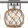 2_Farmhouse Rope 28"W Brushed Satin Nickel 3-Light Bath Light more views
