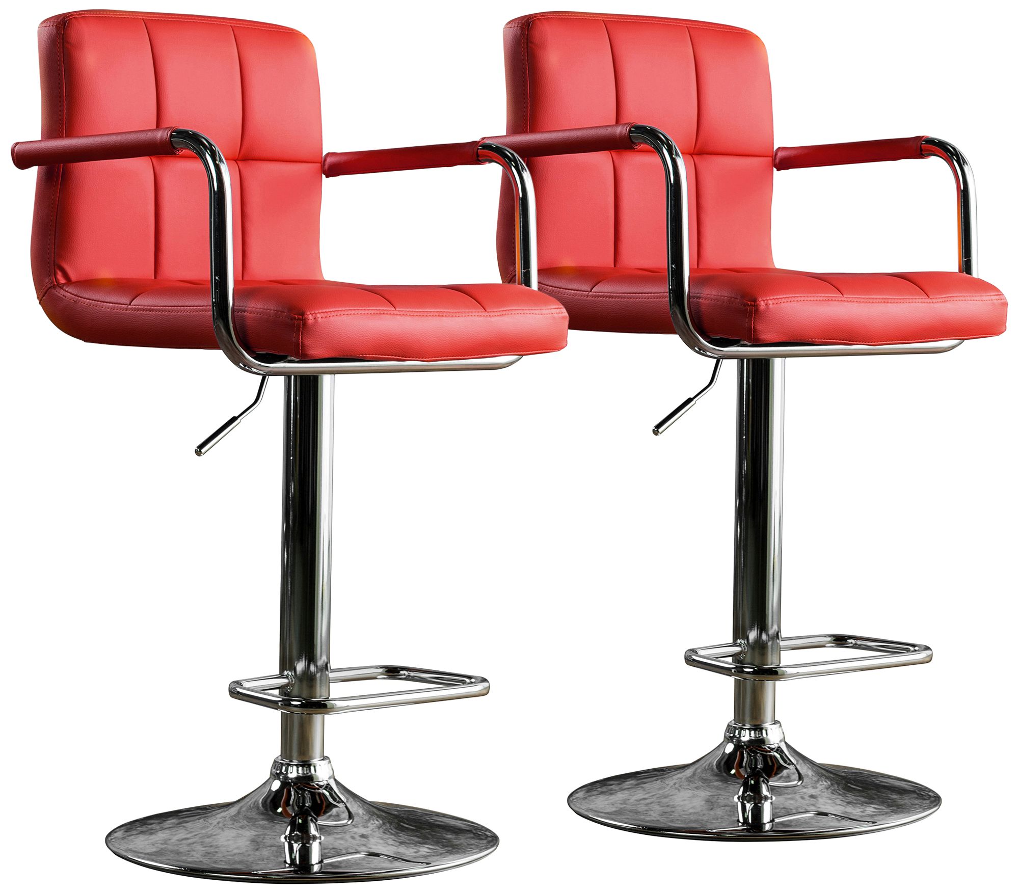 Red bar stools set hot sale