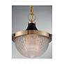 6_Faro 10" Wide Burnished Brass Mini Pendant more views