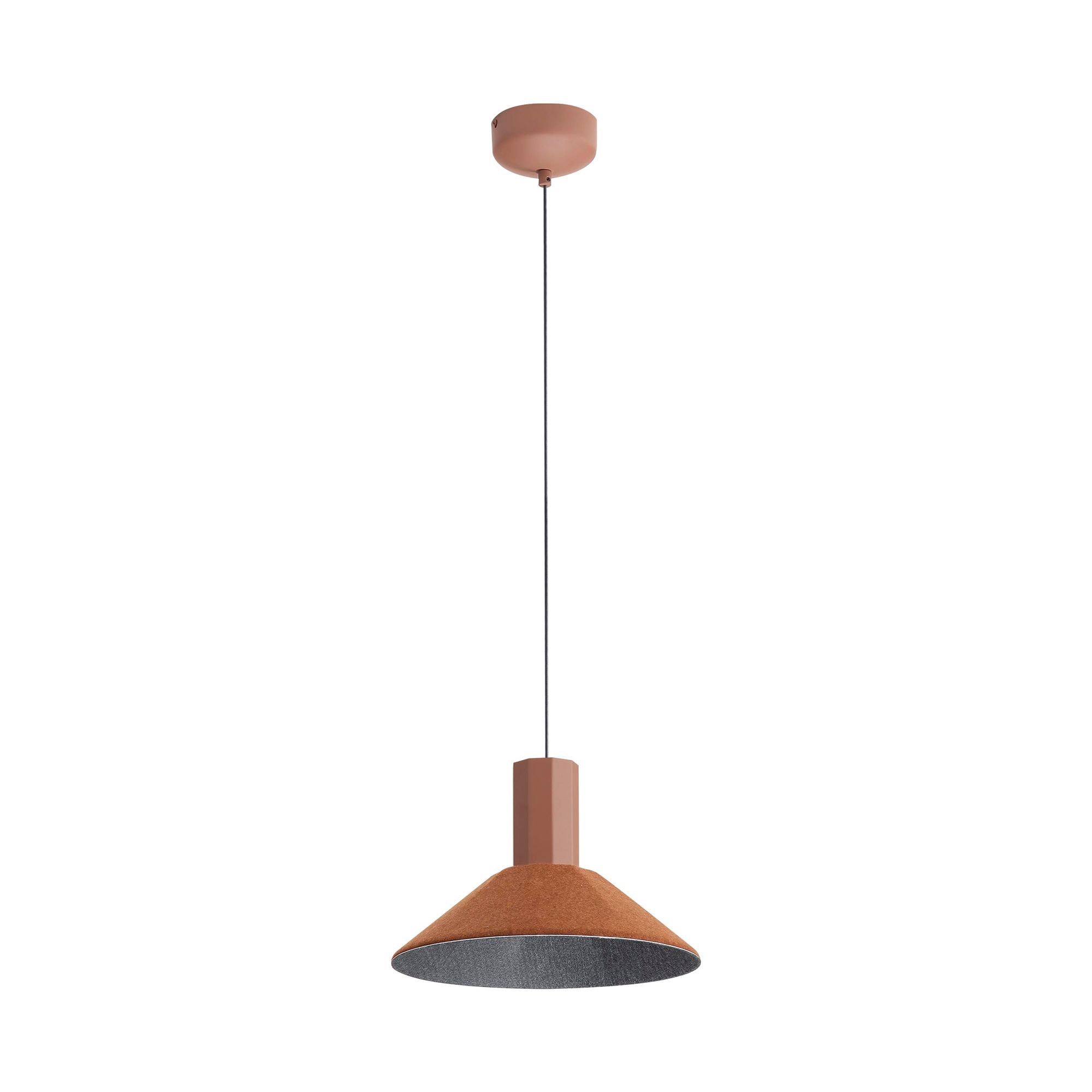 Image 3 Faroe 13" LED Pendant in Coffee/Black more views