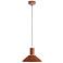 Faroe 13" LED Pendant in Coffee/Black