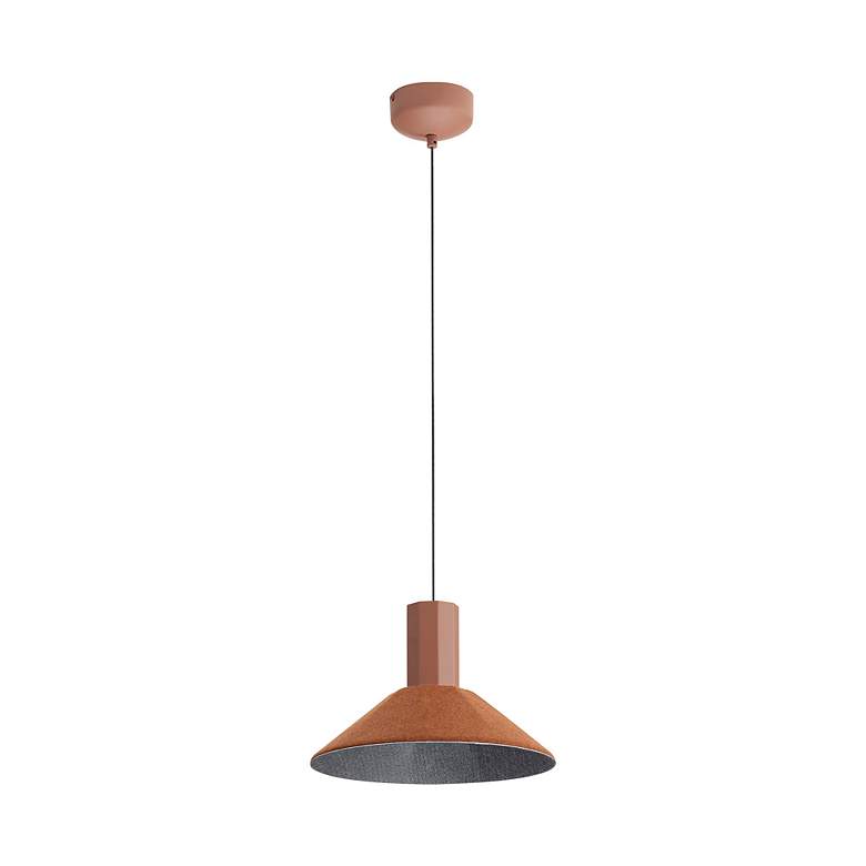Image 3 Faroe 13" LED Pendant in Coffee/Black more views