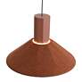 5_Faroe 13" LED Pendant in Coffee/Black more views