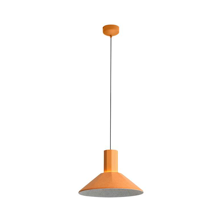 Image 2 Faroe 13" LED Pendant in Earth Yellow/Grey more views