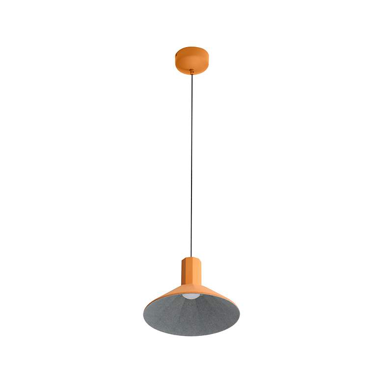 Image 4 Faroe 13" LED Pendant in Earth Yellow/Grey more views