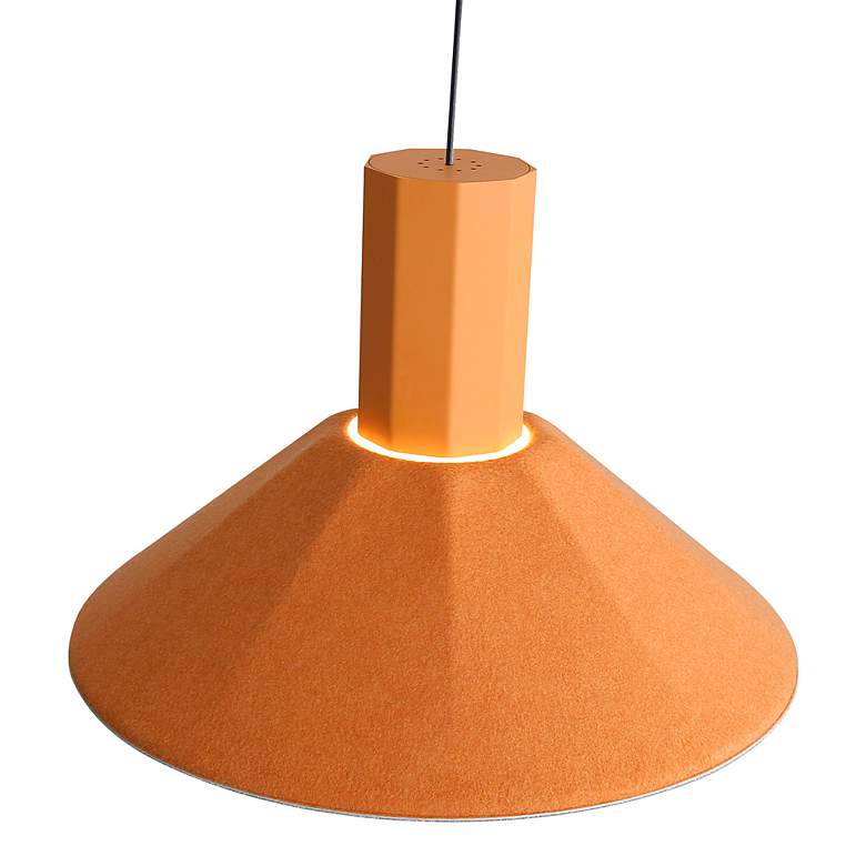 Image 7 Faroe 13" LED Pendant in Earth Yellow/Grey more views
