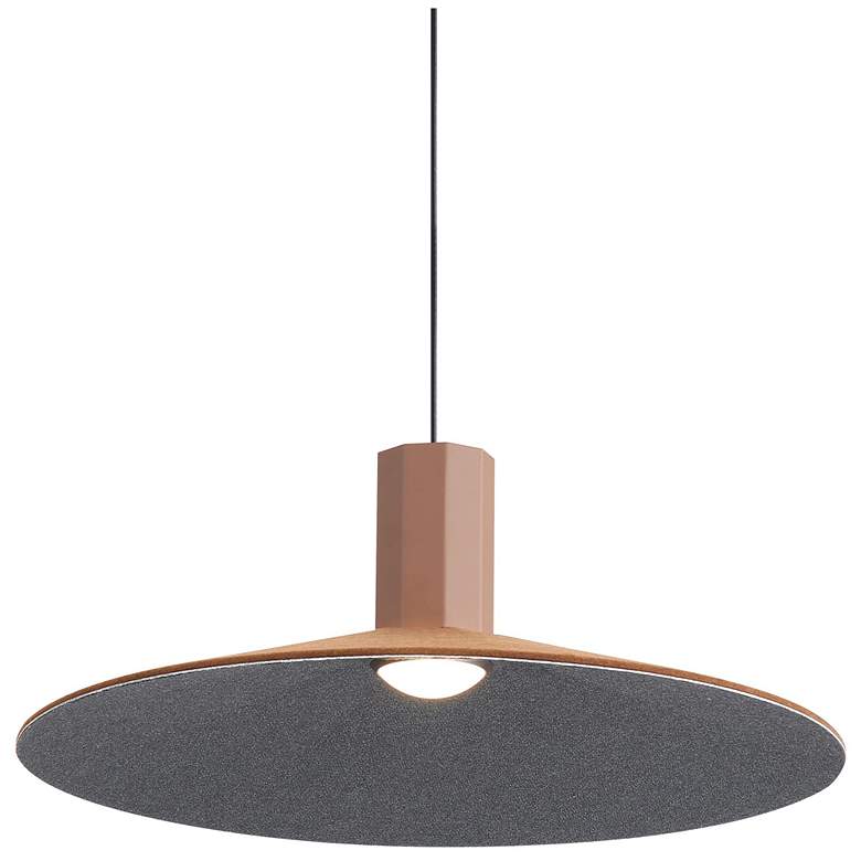 Image 1 Faroe 20" LED Pendant in Coffee/Black