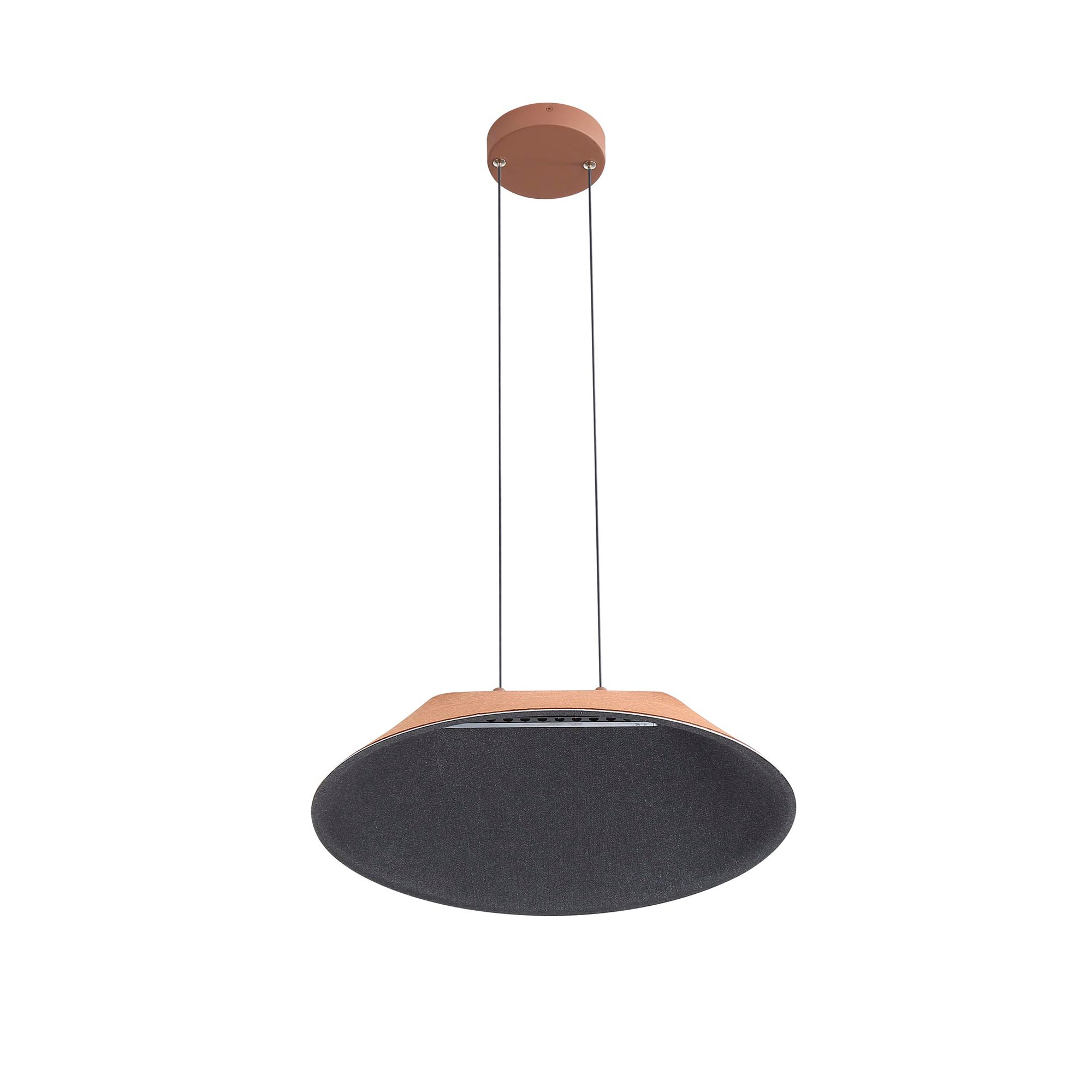 Thumbnail3 of Faroe 21" LED Pendant in Coffee/Black more views