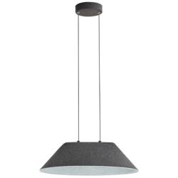 Faroe 21" LED Pendant in Flecked Black/Grey