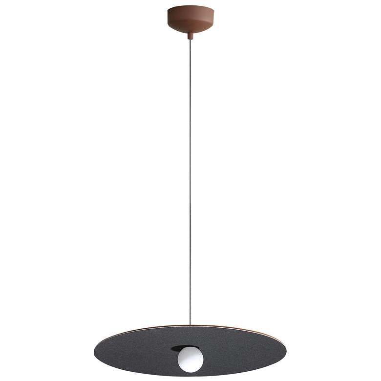 Image 1 Faroe 24" LED Pendant in Coffee/Black