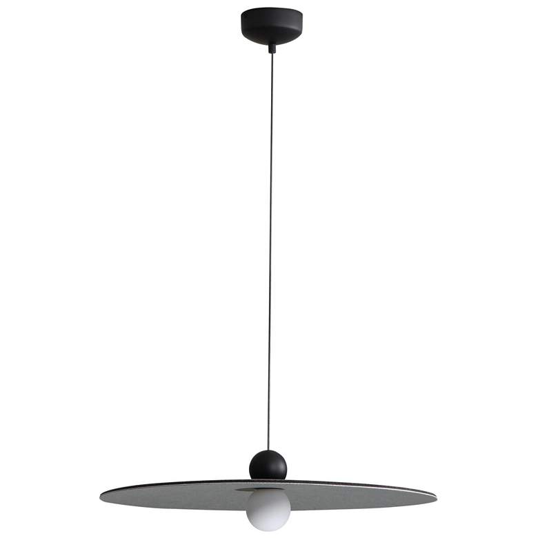 Image 1 Faroe 24" LED Pendant in Flecked Black/Grey