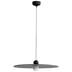 Faroe 24" LED Pendant in Flecked Black/Grey