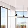 6_Faroe 24" LED Pendant in Flecked Black/Grey more views