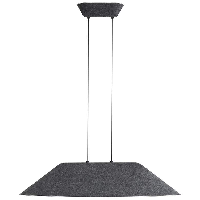 Image 1 Faroe 30" LED Pendant in Flecked Black/Grey
