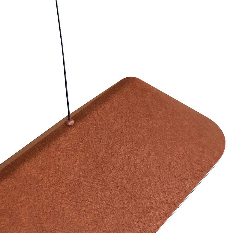 Image 7 Faroe 43" LED Linear Pendant in Coffee/Black more views