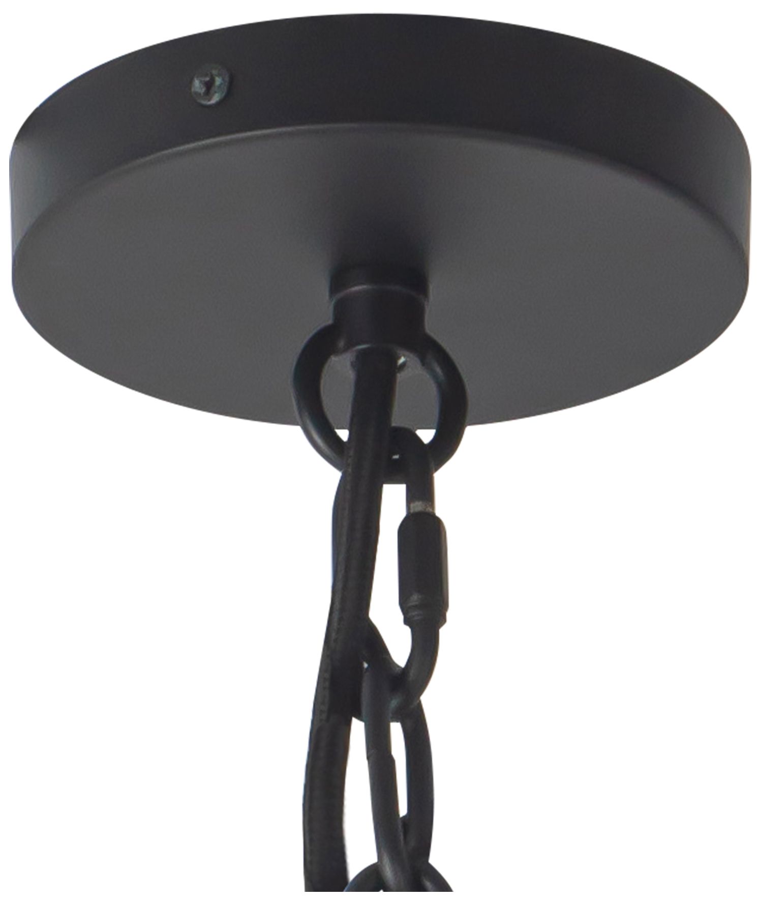 Image 5 Farrah 12-in Matte Black Pendant with Ribbed Opal Glass more views