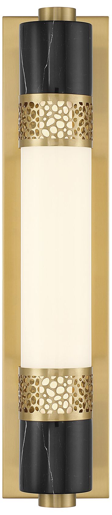 Image 3 Farrell 1-Light Wall Sconce in Warm Brass by Dann Foley more views