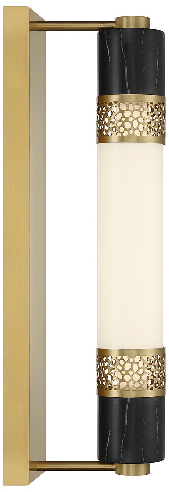 Image 5 Farrell 1-Light Wall Sconce in Warm Brass by Dann Foley more views