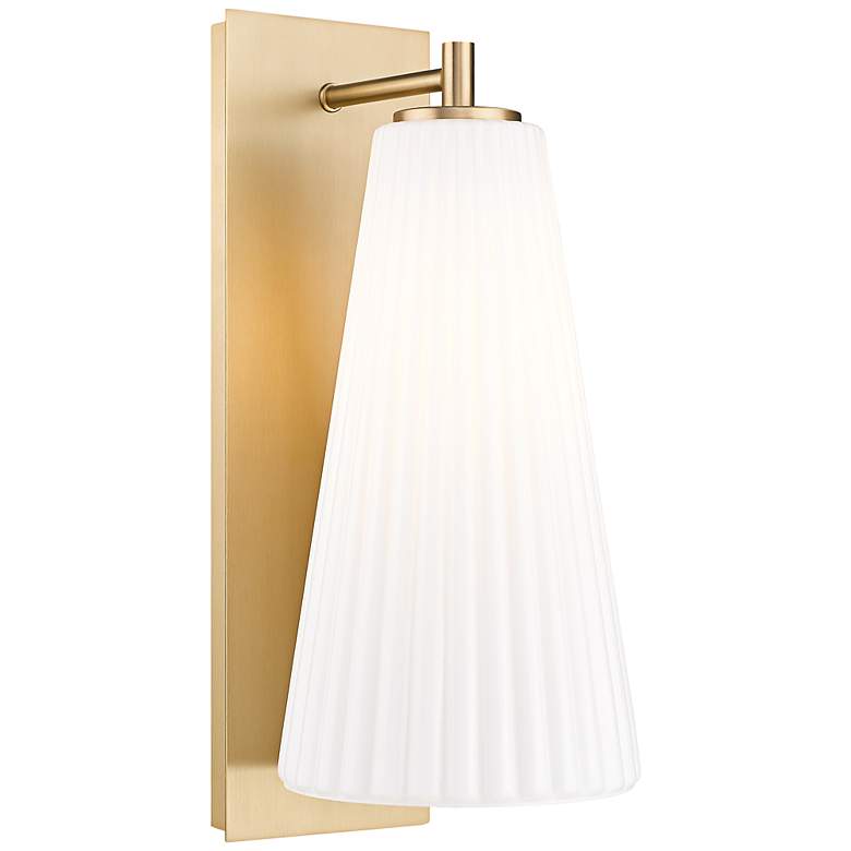 Image 2 Farrell 16 1/2" High Modern Gold Wall Sconce