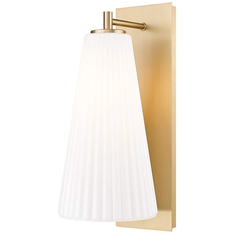 Image 3 Farrell 16 1/2" High Modern Gold Wall Sconce more views