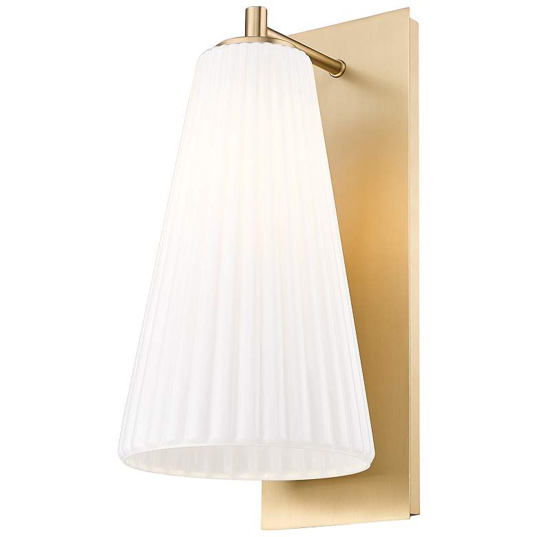 Image 6 Farrell 16 1/2" High Modern Gold Wall Sconce more views
