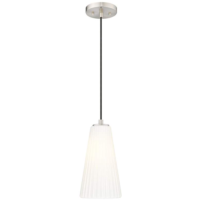 Image 1 Farrell by Z-Lite Brushed Nickel 6 inch 1 Light Pendant